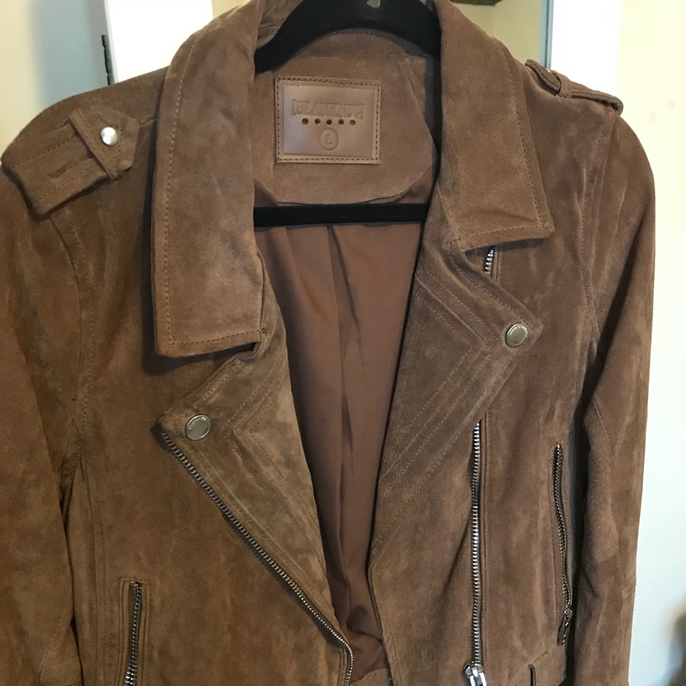Blank NYC Suede Moto Jacket